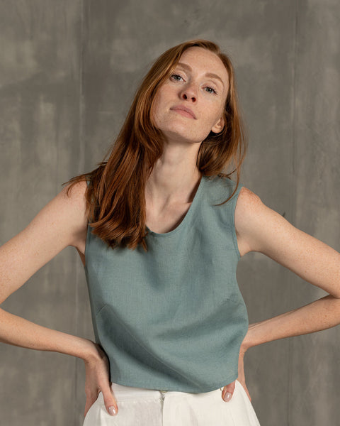 Latzkleid Offener Rücken Crop Top Serena