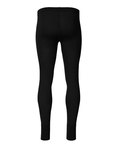 menique Men's Merino 160 Pants Black Color Back