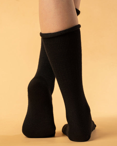 Women's Socks 2-Pack Black/Creamy beige