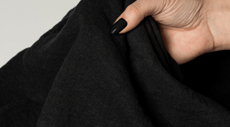 Pure Black linen clothing