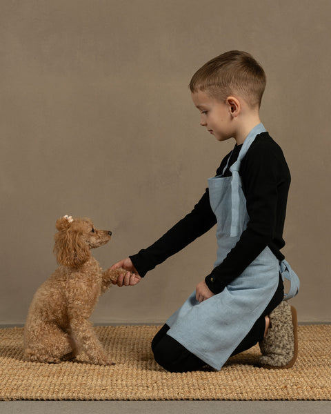 Kinder Merino Hausschuhe mit Stiefel-Design