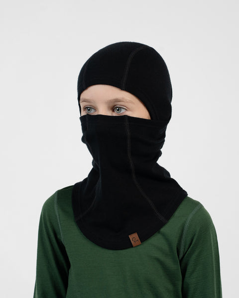 Multifunktionale Gesichtsmaske für Kinder aus 100 % Merinowolle