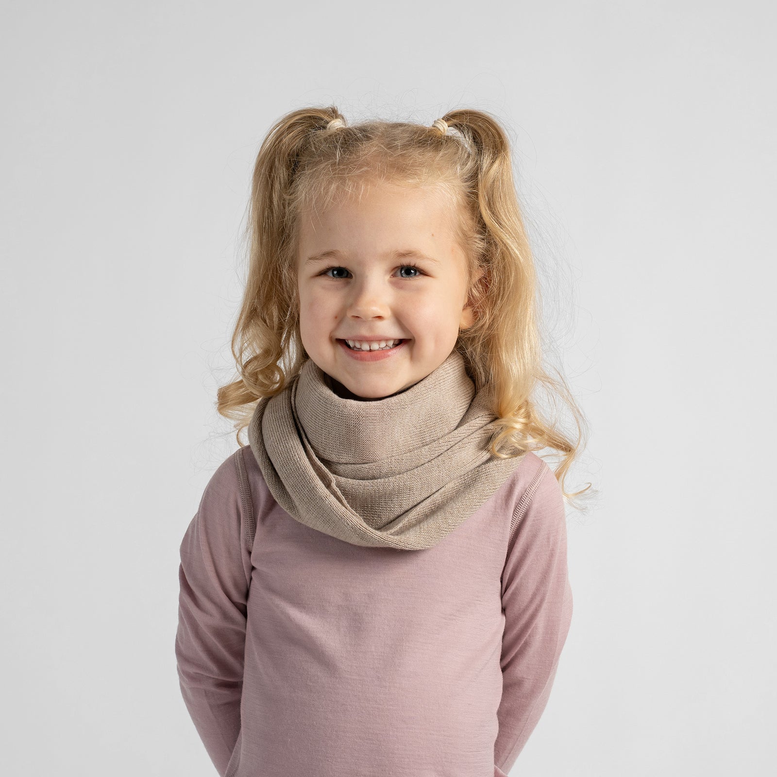 Infinity-Schal aus Merinowolle für Kinder