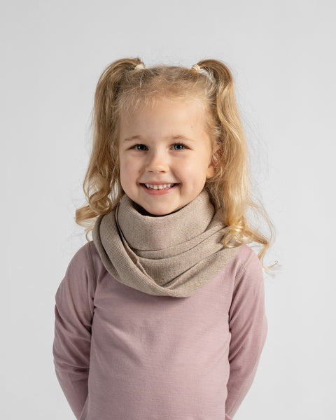 Infinity-Schal aus Merinowolle für Kinder