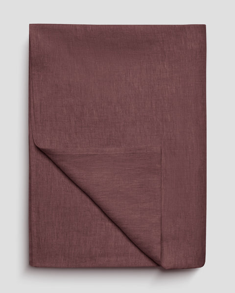 Linen Throw Blanket Shadow Purple