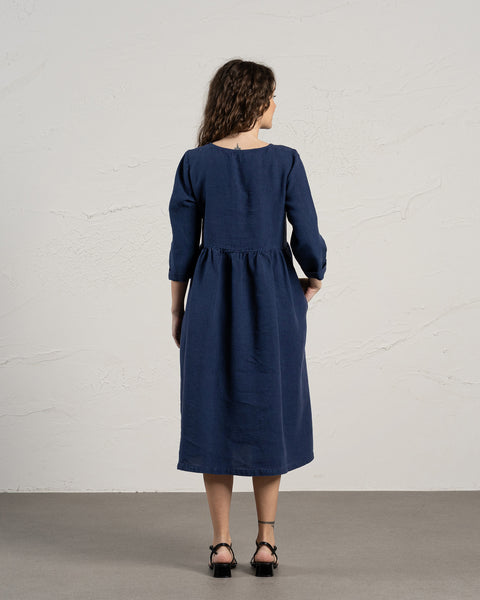 Smock Dress Lucy Storm Blue