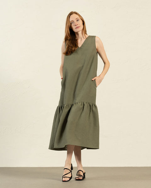 Maxikleid Aurora Stone Green