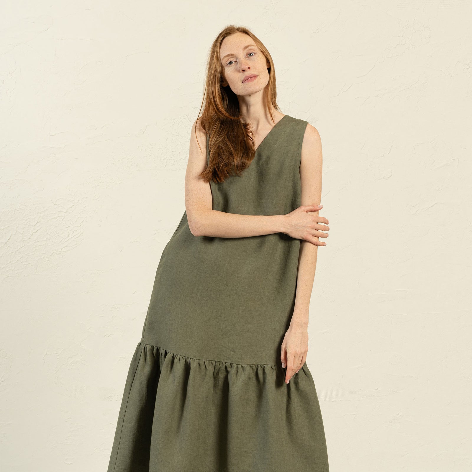 Maxikleid Aurora Stone Green