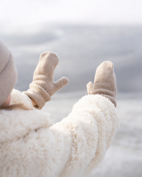 Kids' Mittens Knitted Merino &amp; Cashmere