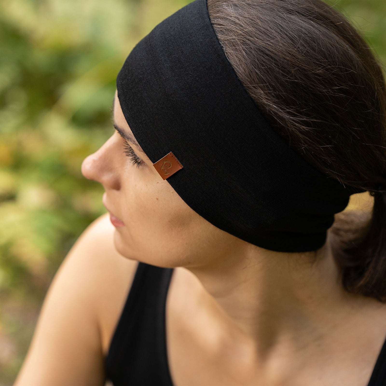 Women's Headband and Gaiter Set Black