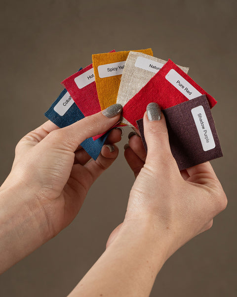 Leinenstoff Musterpaket