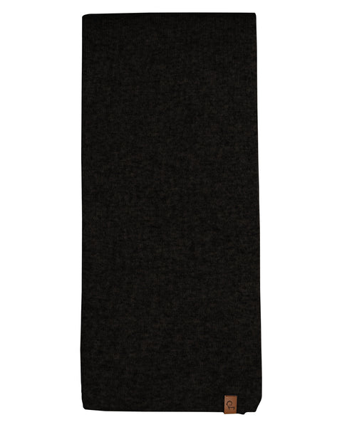 Women's Knit Scarf Merino &amp; Cashmere Black