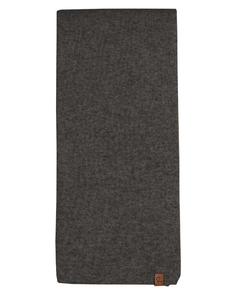 Women's Knit Scarf Merino &amp; Cashmere Dark Gray
