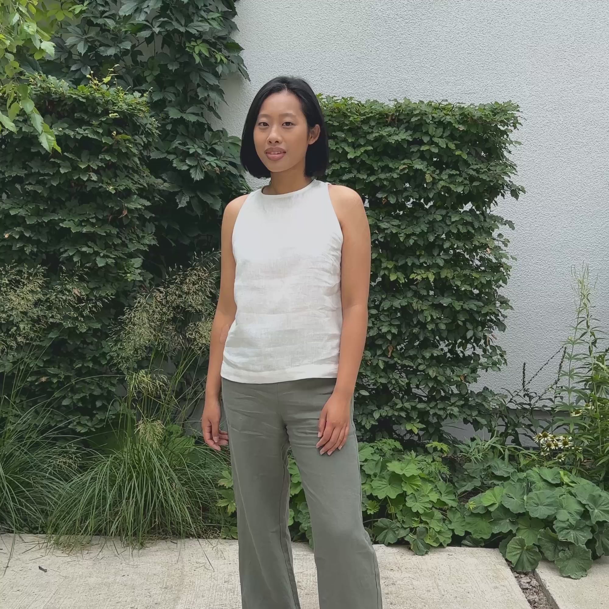 Hochgeschlossenes Top Nina