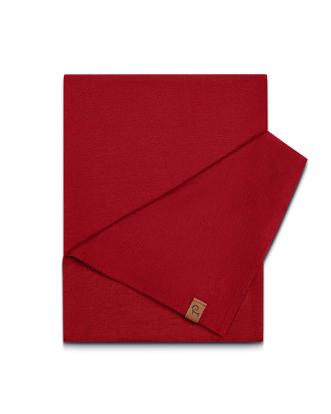 Men's Merino Scarf Royal Cherry