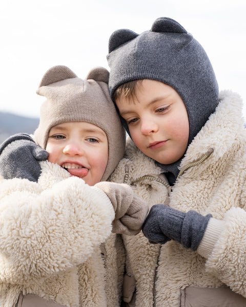 Kids' Mittens Knitted Merino &amp; Cashmere